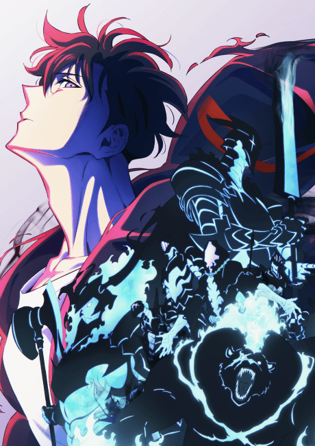 Solo Leveling Season 2 -Arise from the Shadow- key visual of Sung Jinwoo and his shadow army